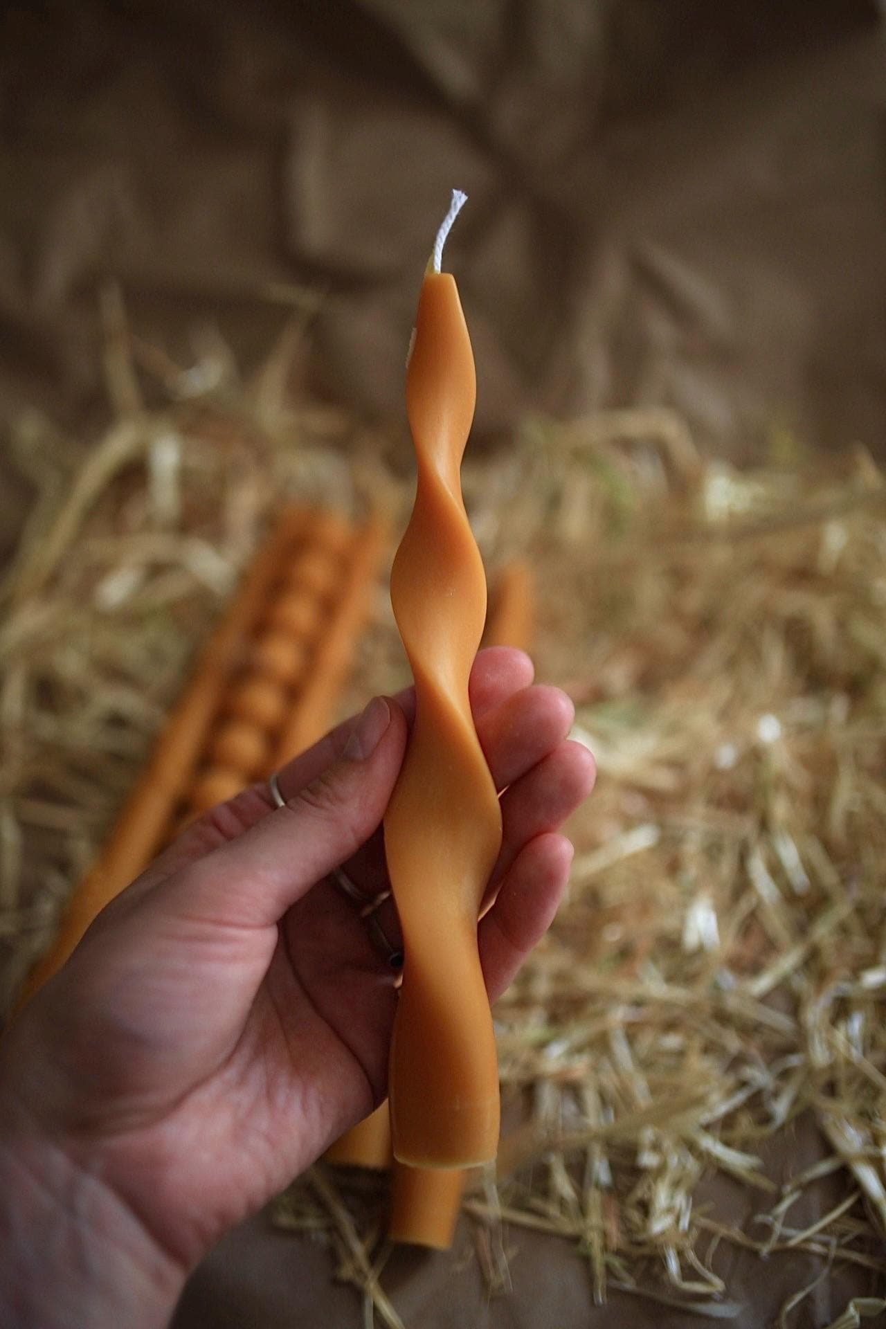 Pastel Taper Candles Set of 5 3