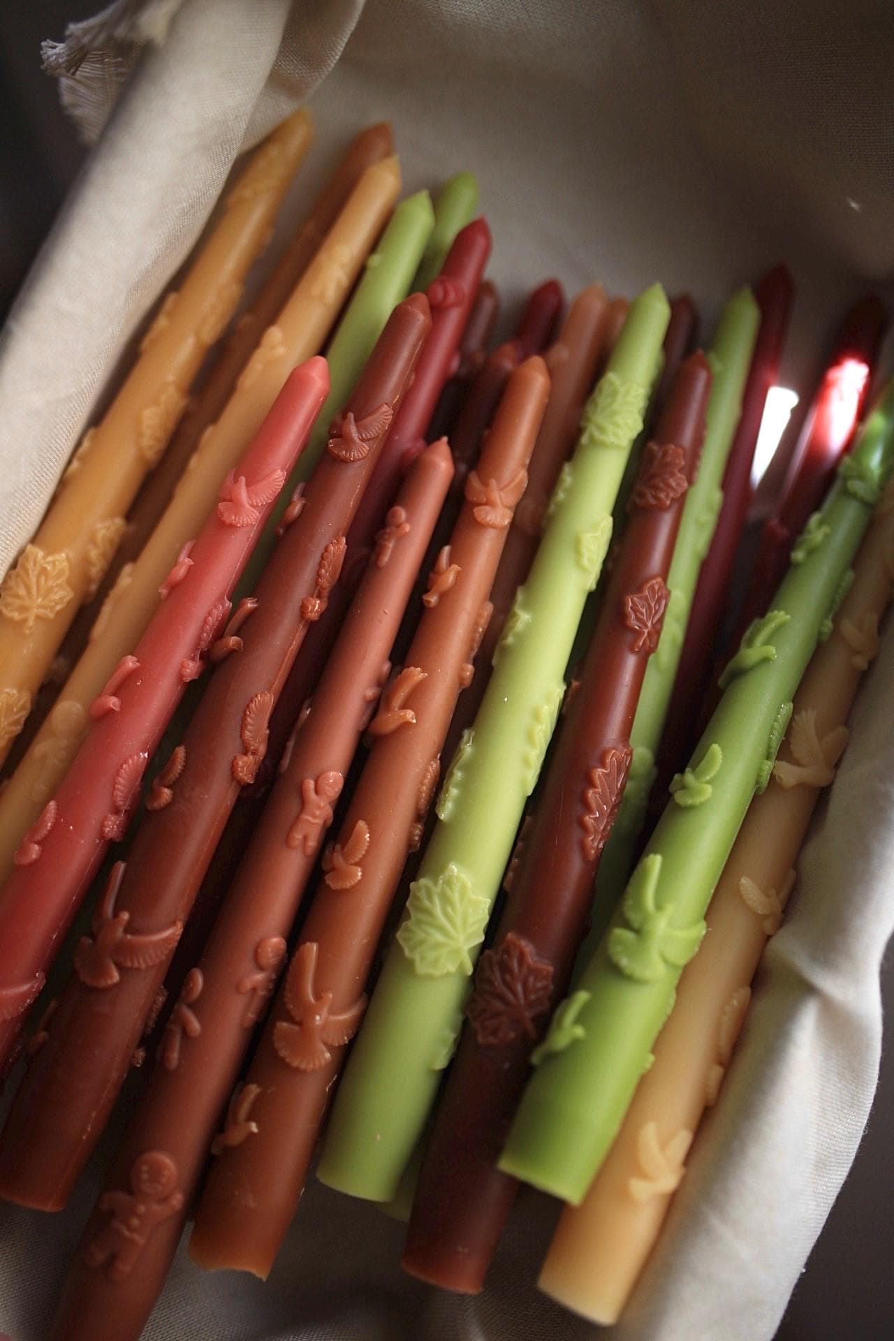Pumpkin Taper Candles for Cozy Autumn Decor 7