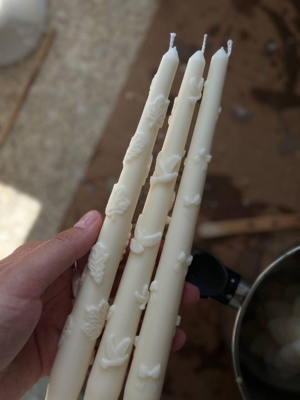 Beeswax Taper Candles 4