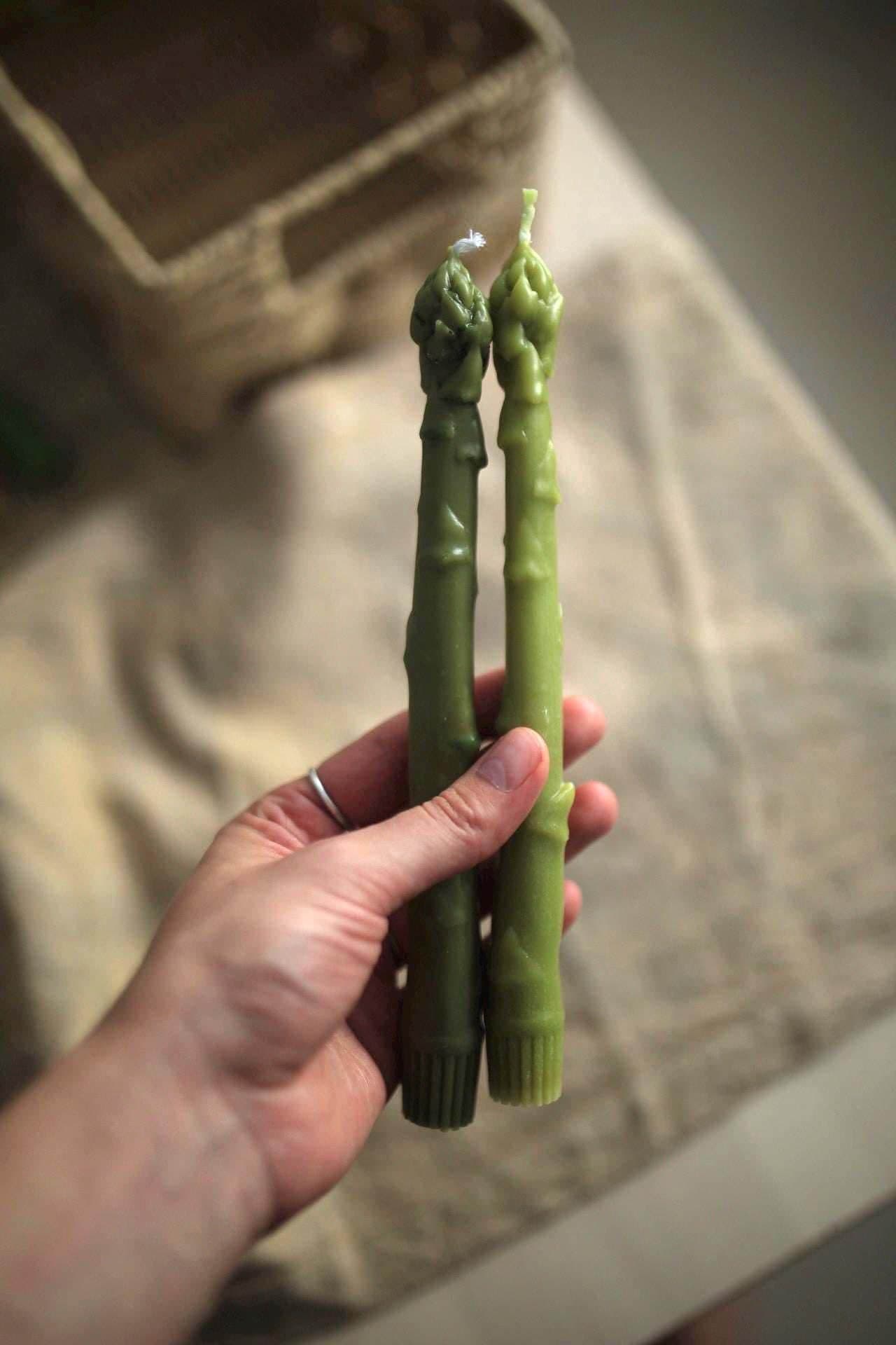 Natural Beeswax Taper Candle 2