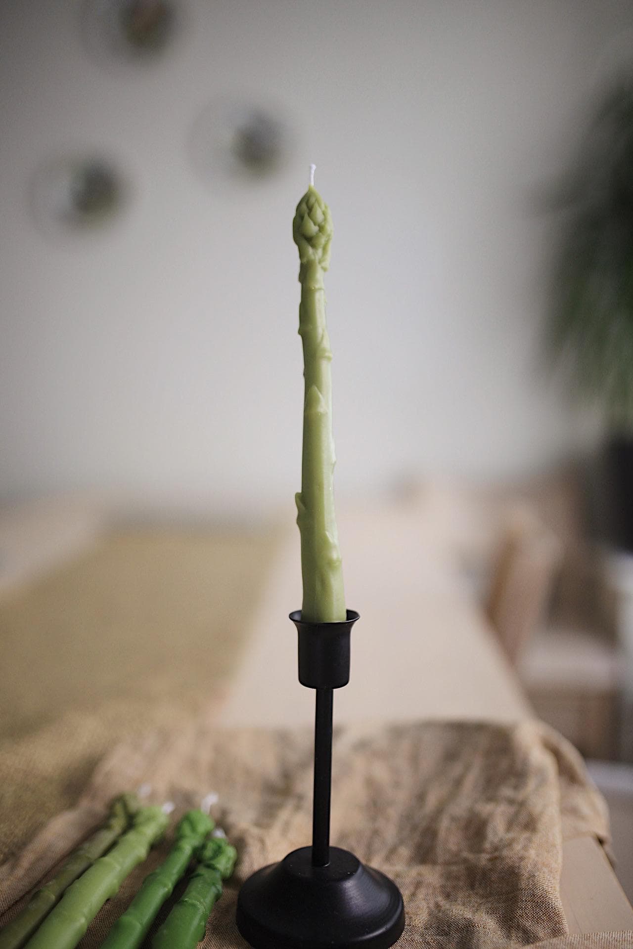 Natural Beeswax Taper Candle