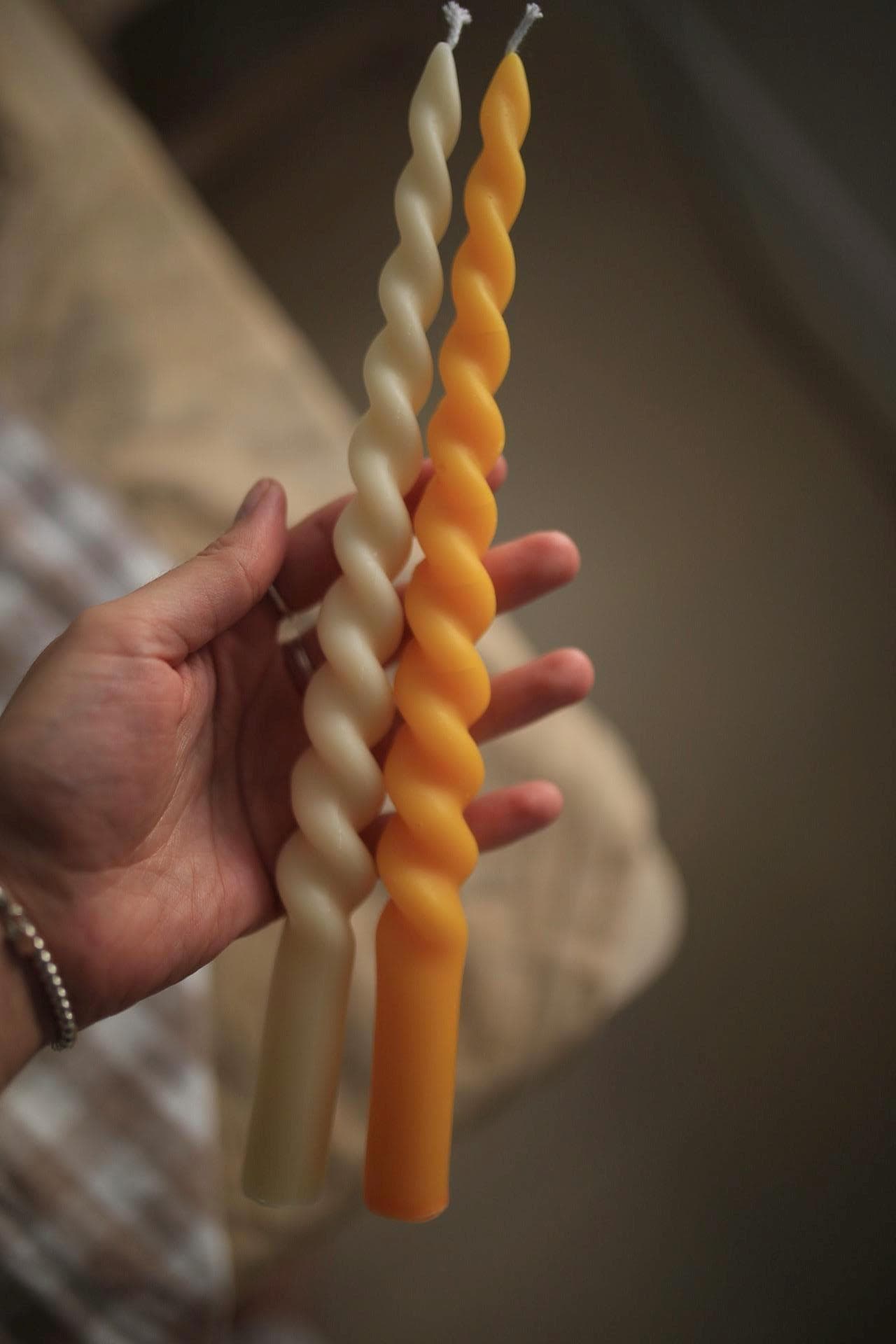 Taper spiral candles 2