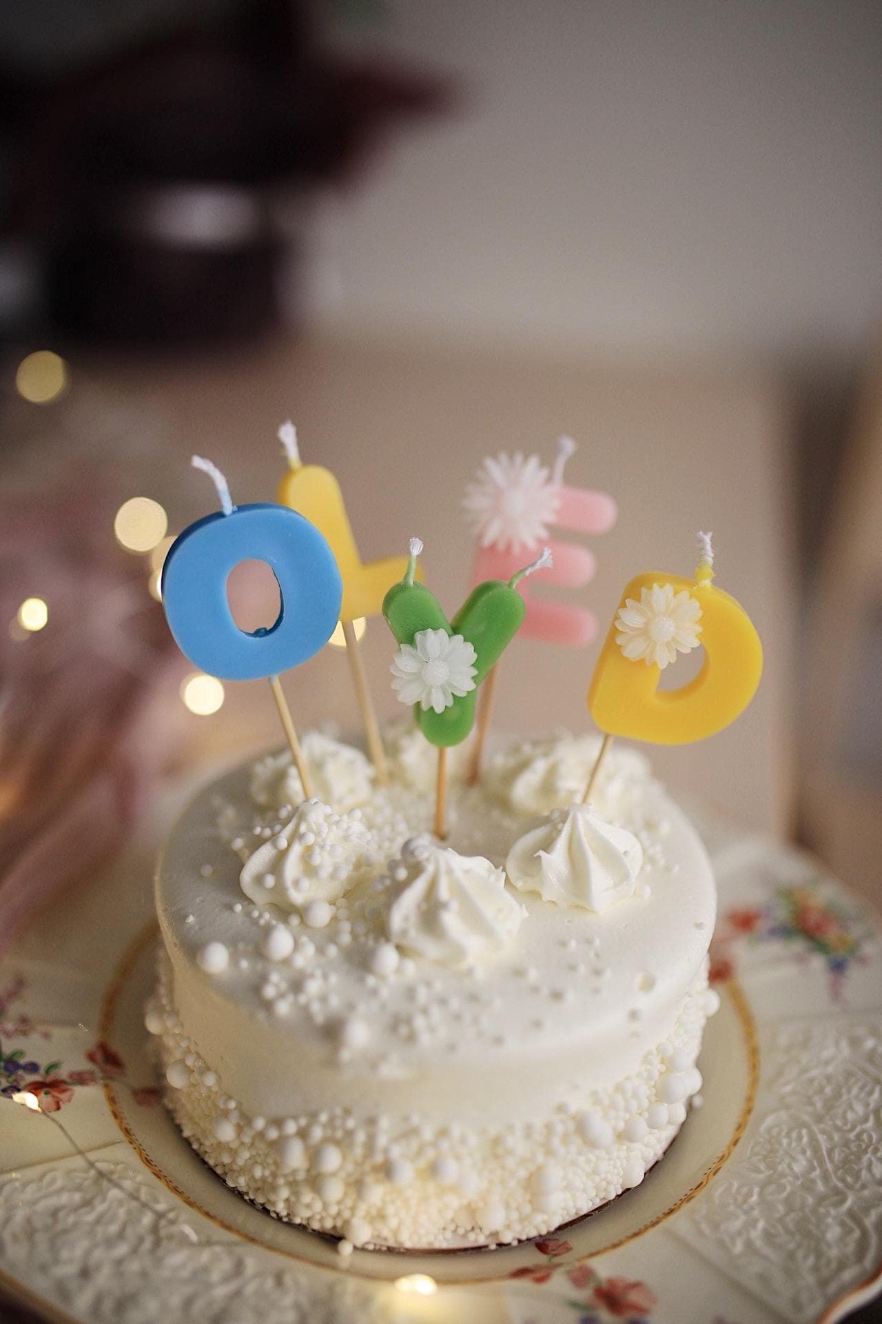Beeswax Letter Candles for Birthday Cakes 3