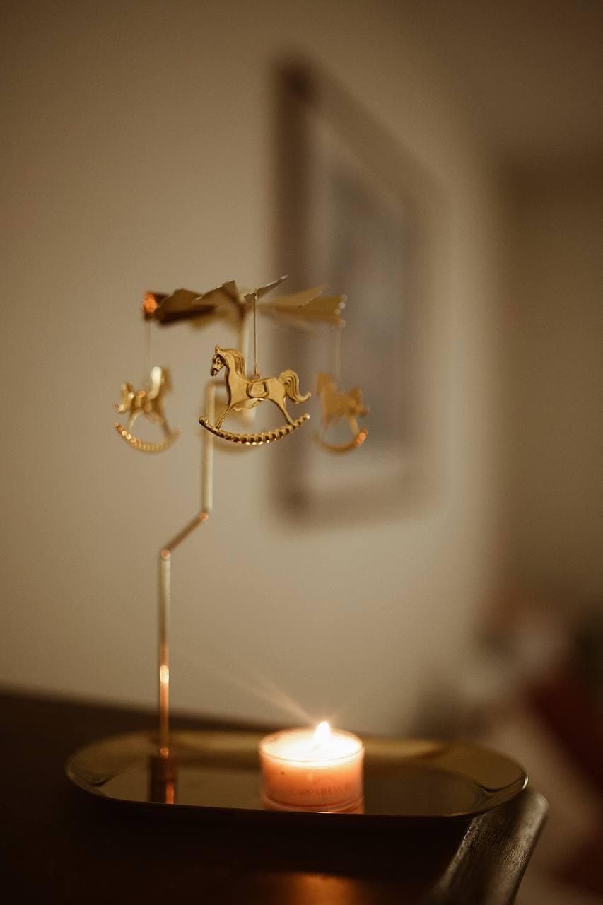 Candle holders carousel candlestick 4