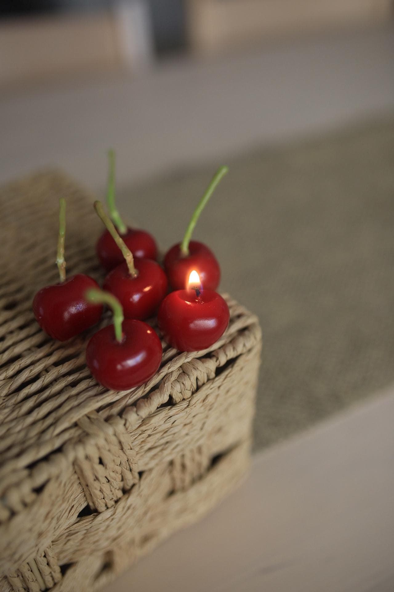 Cherry Cake Candles 5