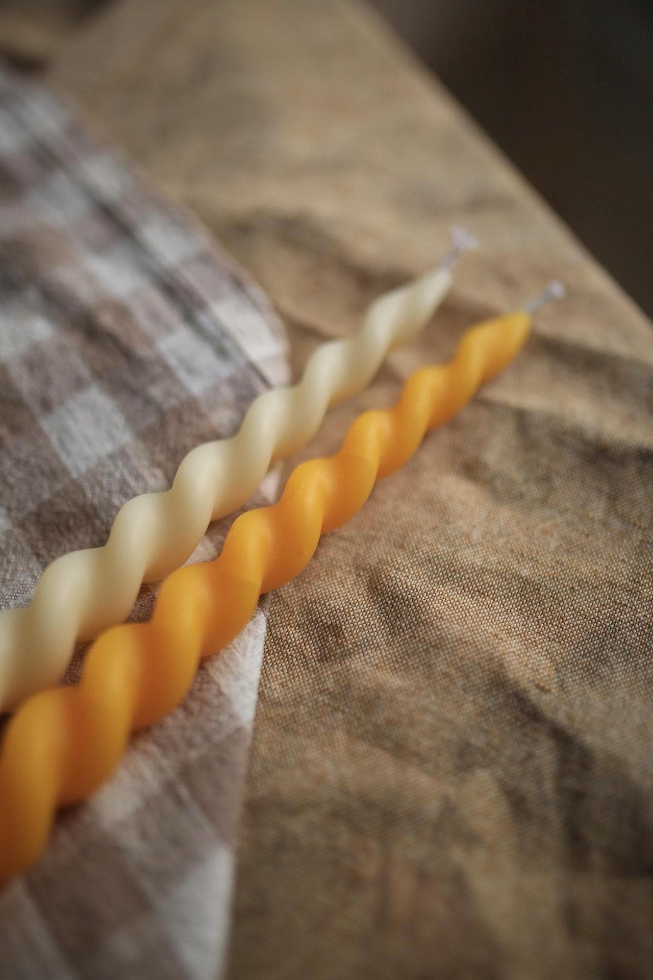 Taper spiral candles 4