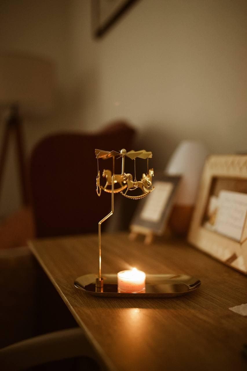 Candle holders carousel candlestick 2